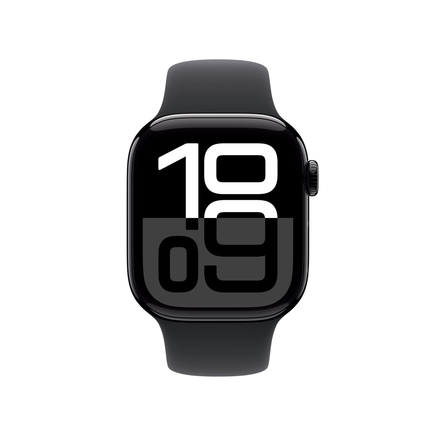 Apple Watch Series 10 [GPS + Cellular 42mm case] Smartwatch with Jet Black Aluminum Case with Black Sport Band - M/L. Fitness Tracker, ECG App, Always-On Retina Display, Water Resistant