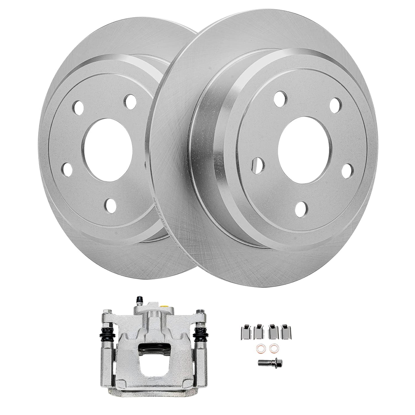 Detroit Axle - Front Brake Kit for 06-11 Honda Civic 2006 2007 2008 2009 2010 2011 Disc Brake Rotors Ceramic Brakes Pads Replacement Brake Kit
