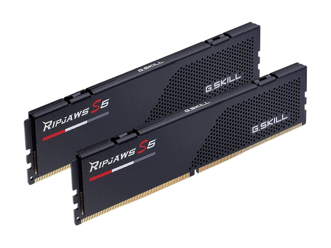 G.SKILL Ripjaws S5 Series DDR5 RAM (Intel XMP 3.0 & AMD Expo) 32GB (2x16GB) 6000MT/s CL36-36-36-96 1.35V Desktop Computer Memory U-DIMM - Matte Black (F5-6000J3636F16GX2-RS5K)