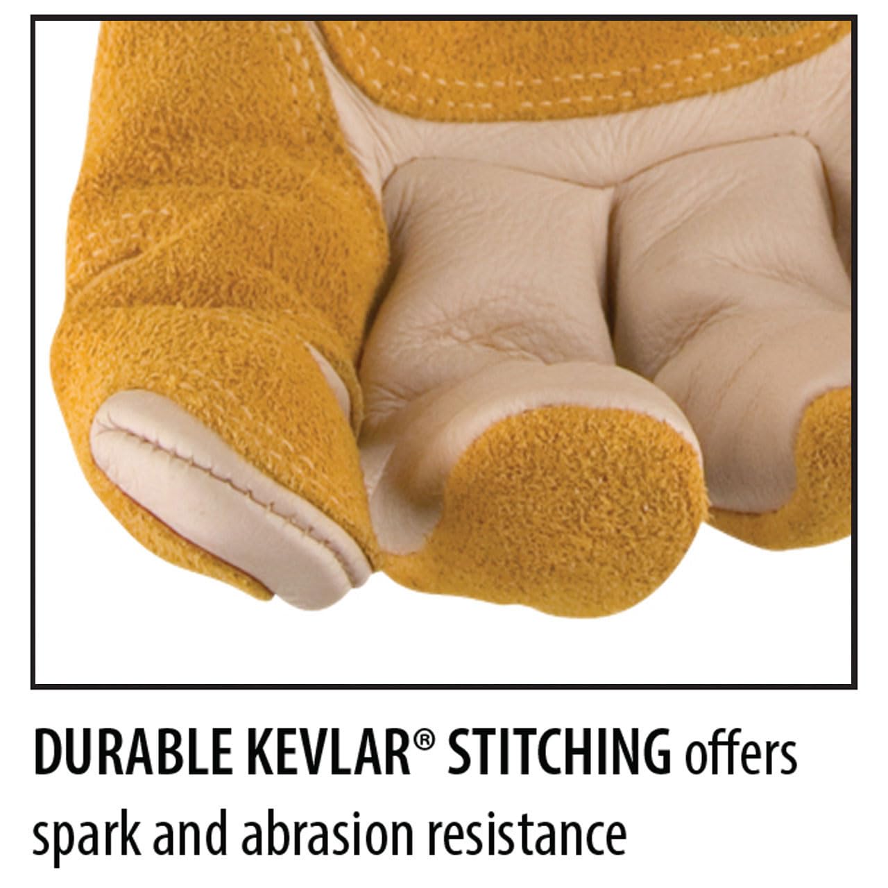 Black Stallion Men's Versatile Grain Cowhide Palm Drivers Glove