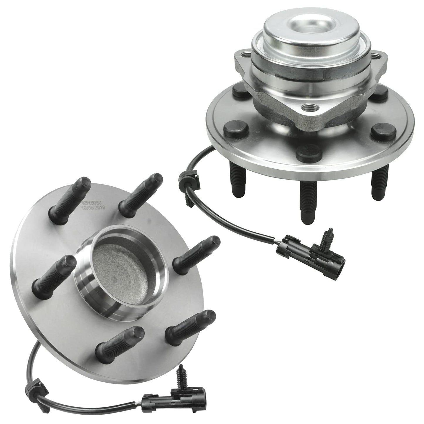 Detroit Axle - 2 Front Wheel Bearing Hub Assembly for Chevy Malibu 2013-2015 Impala 14-17, for Buick Lacrosse Regal 11-17 Cadillac XTS CTS 14-16, for GMC Terrain Equinox 10-17, 5 Lugs Replacement