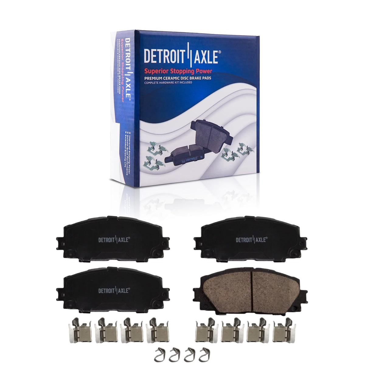 Detroit Axle - Front Brake Kit for Chevy GMC Silverado Suburban Express