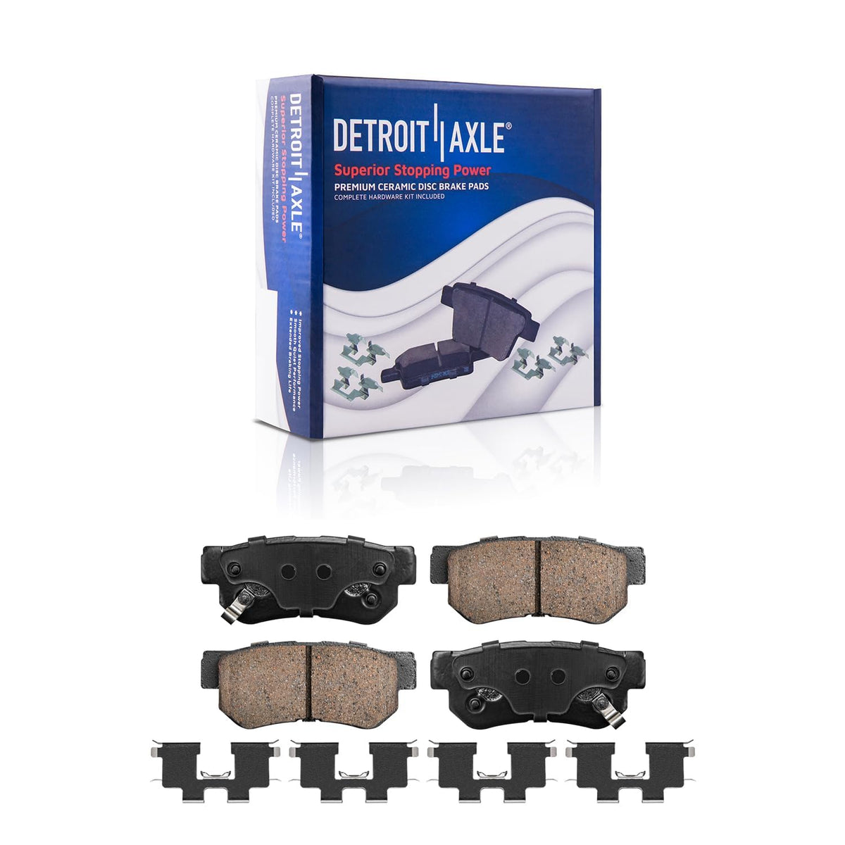 Detroit Axle - Front Brake Kit for Chevy GMC Silverado Suburban Express