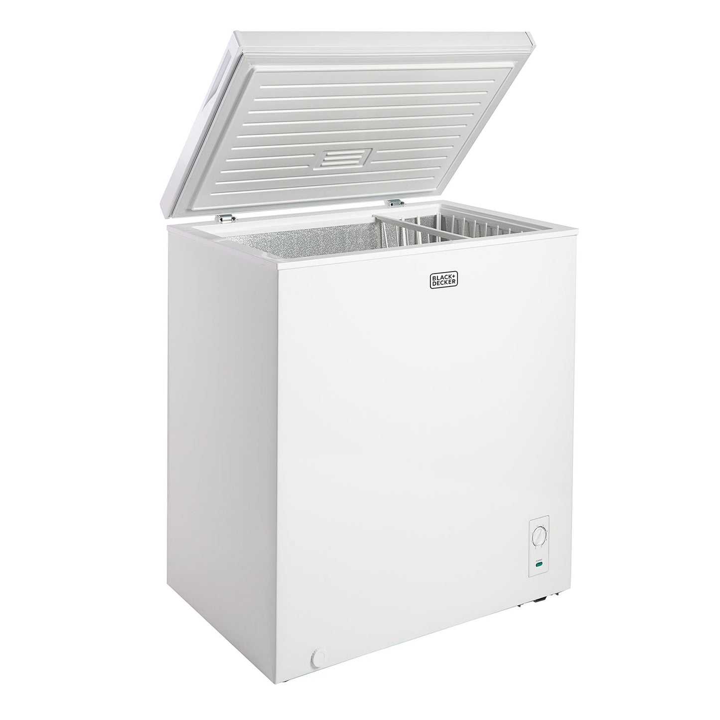 BLACK+DECKER 19.8 Cu. Ft. Chest Freezer, Deep Freezer with Top Opening, Freezer Chest with 2 Removable Storage Baskets, Mechanical Temperature Control, Manual Defrost, R600a Refrigerant,BCF1980E,White