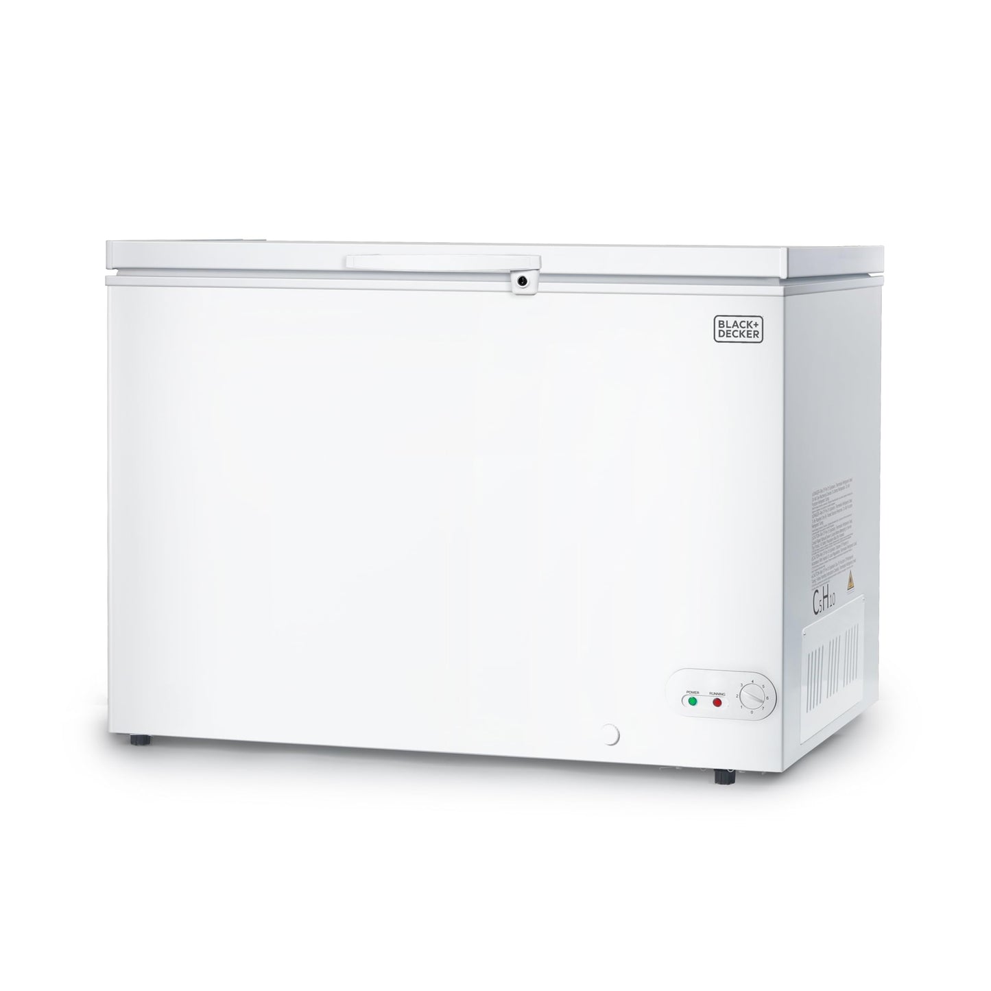 BLACK+DECKER 19.8 Cu. Ft. Chest Freezer, Deep Freezer with Top Opening, Freezer Chest with 2 Removable Storage Baskets, Mechanical Temperature Control, Manual Defrost, R600a Refrigerant,BCF1980E,White