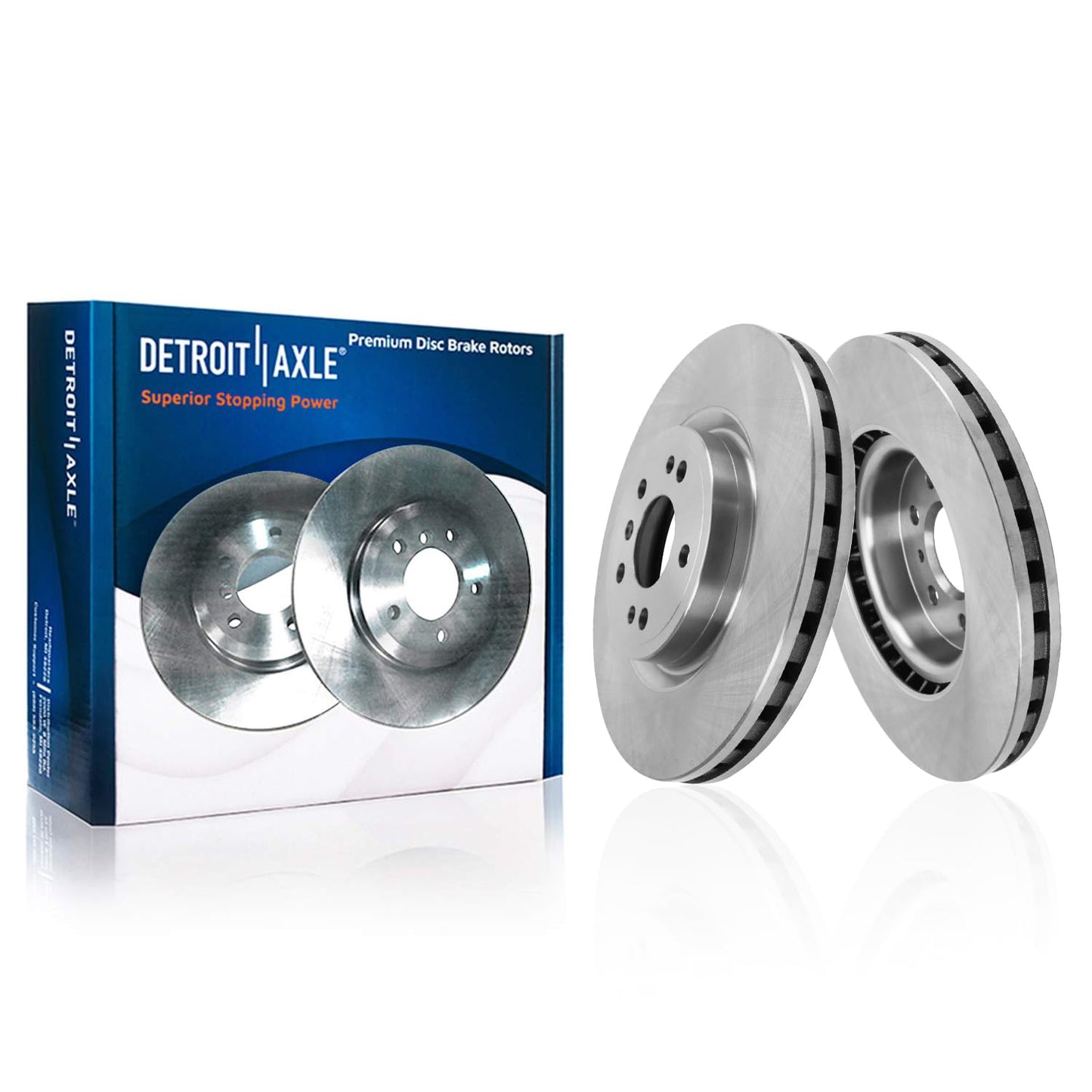 Detroit Axle - Brake Kit for 2013-2025 Nissan Altima Disc Brake Rotors Ceramic Brakes Pads 2014 2015 2016 2017 2018 2019 2020 2021 2022 2023 2024 Replacement: 11.65" inch Front 11.46" inch Rear Rotor