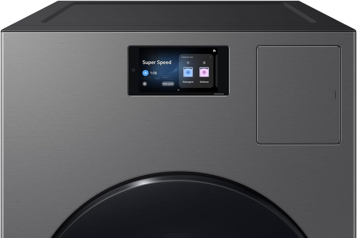 Samsung 5.3 cu ft. Bespoke AI Laundry Vented Combo™ All-in-One Ultra Capacity Washer and Electric Dryer with AI Home, Dark Steel, WD90F53AVSUS