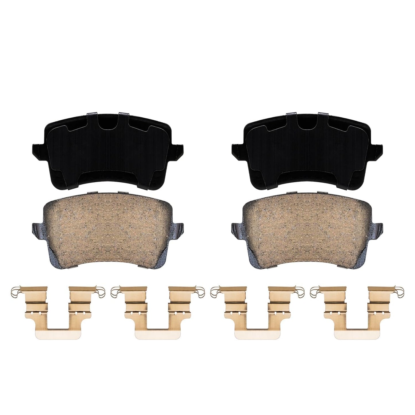 Detroit Axle - Brake Kit for 2011-2020 Jeep Grand Cherokee Dodge Durango | Disc Brakes Rotors Ceramic Brake Pads Replacement 12.99" inch Front and Solid Rear Rotor