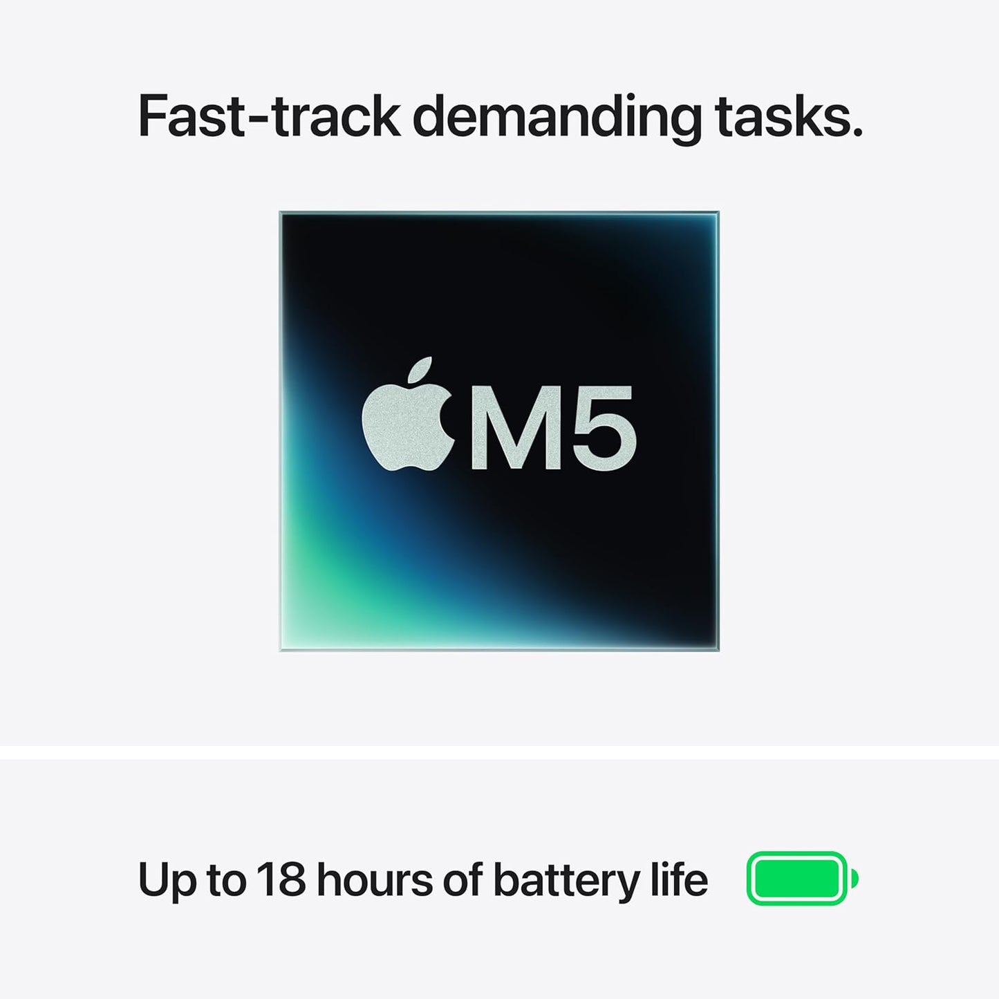 Apple MacBook Air 15-inch Laptop with M5 chip: 15.3-inch Liquid Retina Display, 32GB Unified Memory, 1TB SSD, Midnight