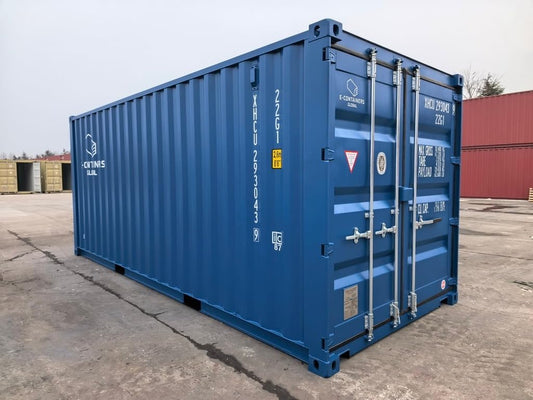 EContainers New 20FT Shipping Container for Sale | One-Trip Dry Cargo Container for Storage, Logistics & Construction Use