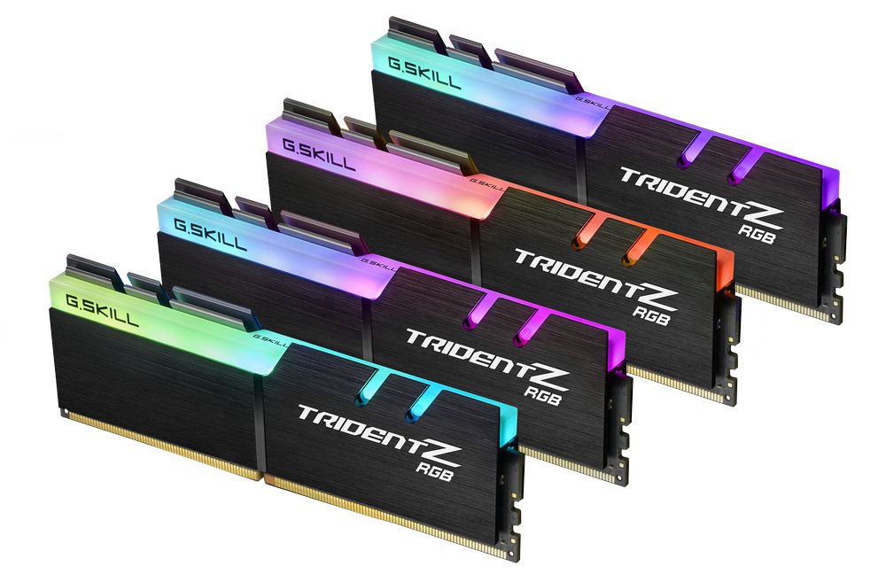 G.SKILL Trident Z RGB Series DDR4 RAM (XMP) 32GB (2x16GB) 3600MT/s CL18-22-22-42 1.35V Intel AMD Desktop Computer Memory U-DIMM (F4-3600C18D-32GTZR)