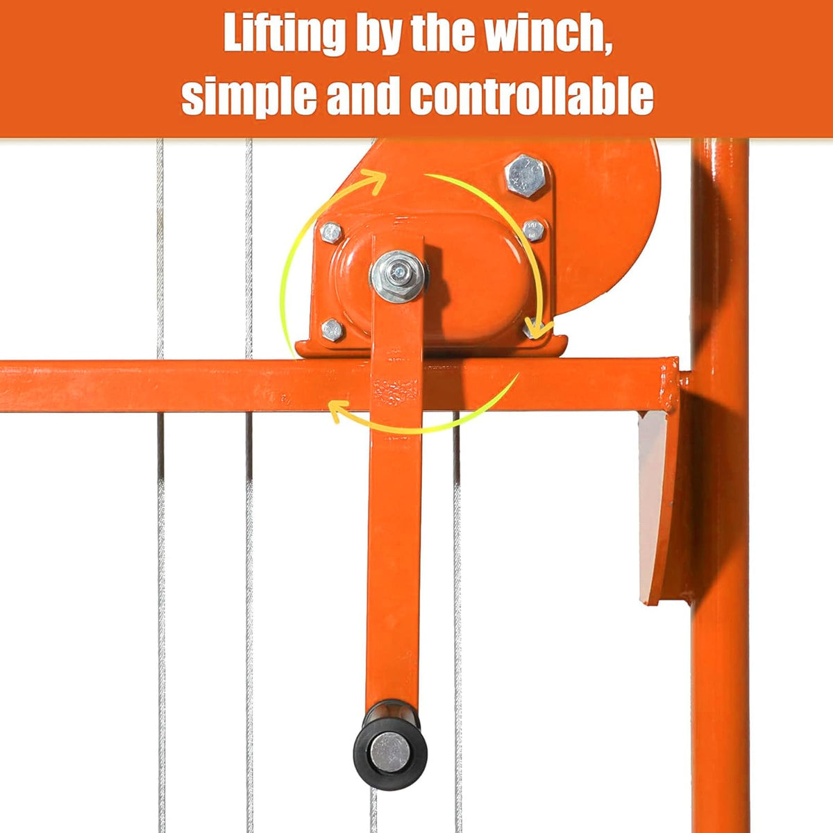 Tory Carrier Winch Stacker, 330 lbs Capacity, 40.5" Lifting Height