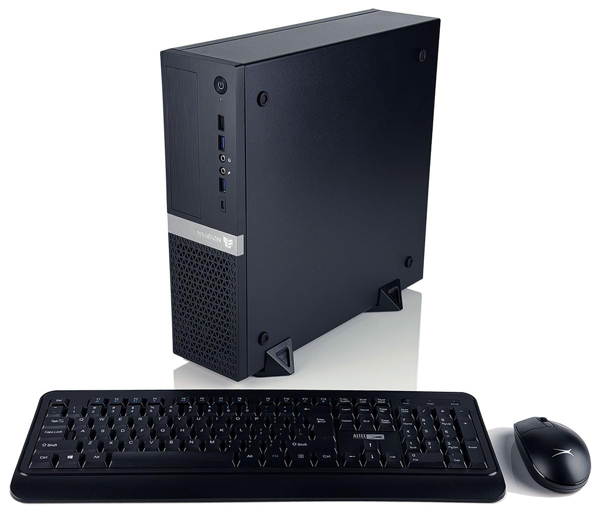 Envision S12 SFF Compact Workstation Desktop PC - Intel Ultra 5 225 (10-Core), 16GB RAM, 512GB NVMe SSD, WiFi, Arc Xe Graphics, Windows 11 Pro, Wired KB/M for Office, Business or Enterprise