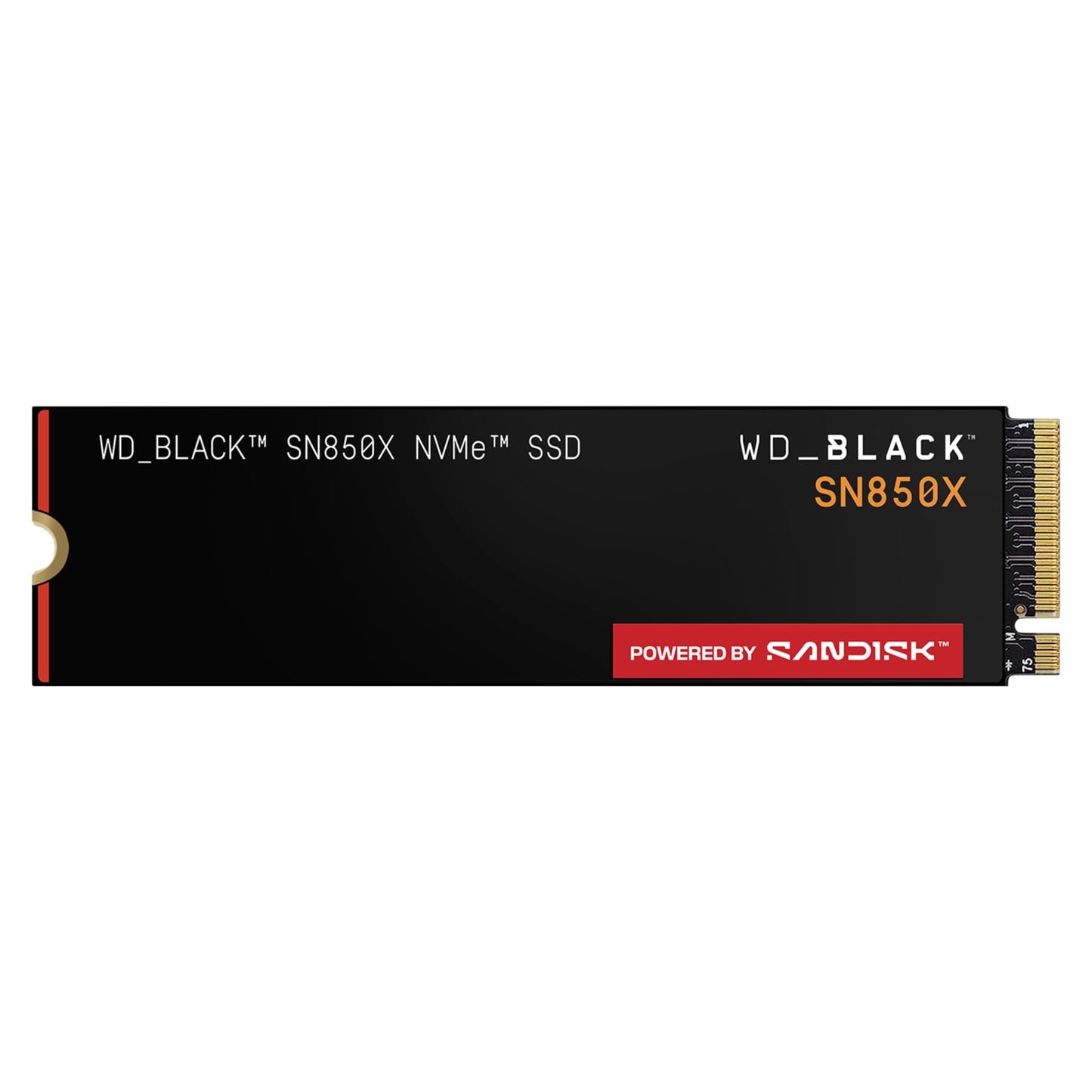 WD_BLACK SN850X 4TB NVMe SSD - M.2 2280, Up to 7,300 MB/s Read speeds, Up to 6,300 MB/s write speeds, Gaming Expansion, High Performance Internal Solid State Drive - WDS400T2X0E