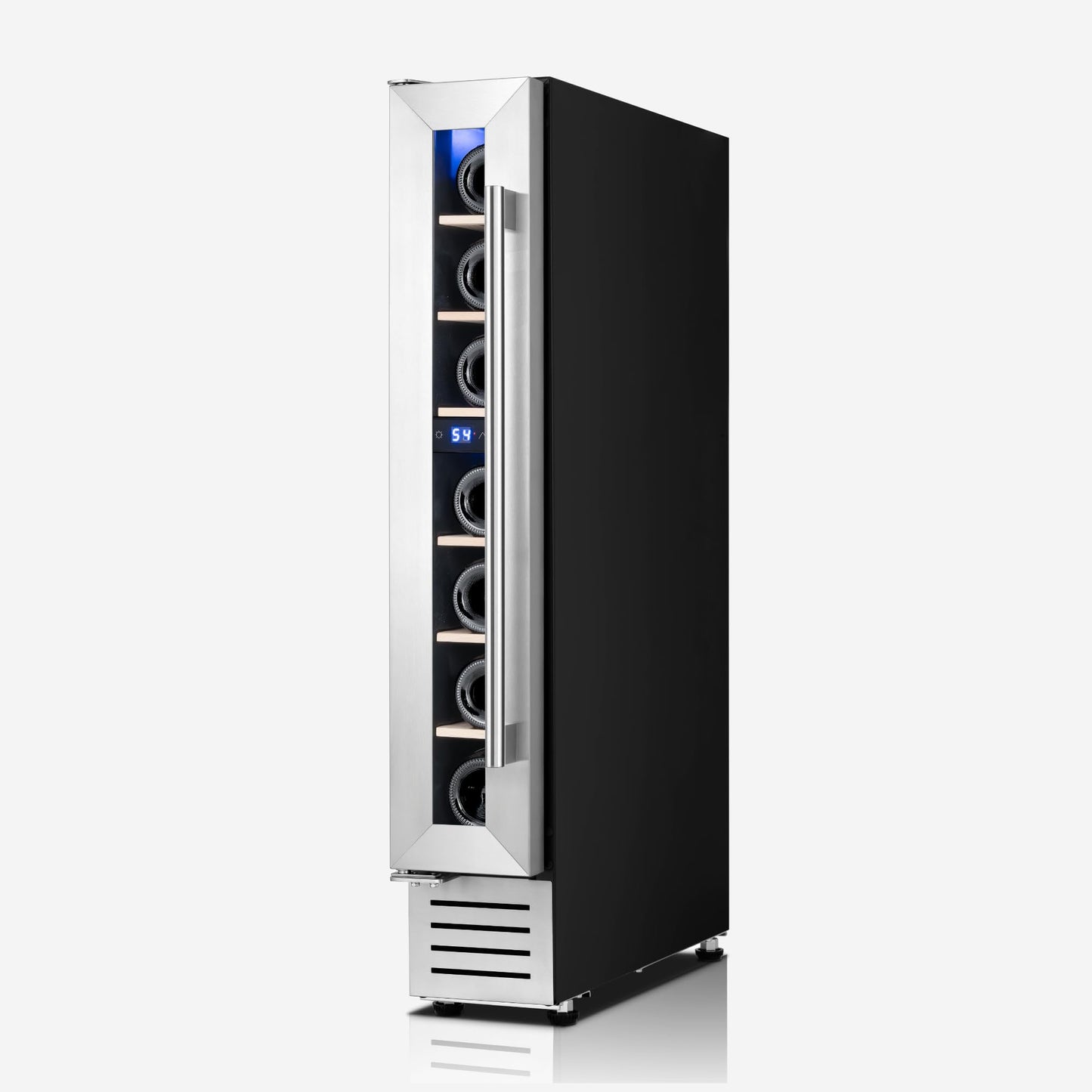 Yeego 24'' Wine Cooler Refrigerator - 52 Bottles Wine Fridge, 40-65°F Dual Zone Wine Refrigerator With Glass Door, Built-In/Freestanding/Under Counter, Adjustable Shelves Fridge for Home Bar Office