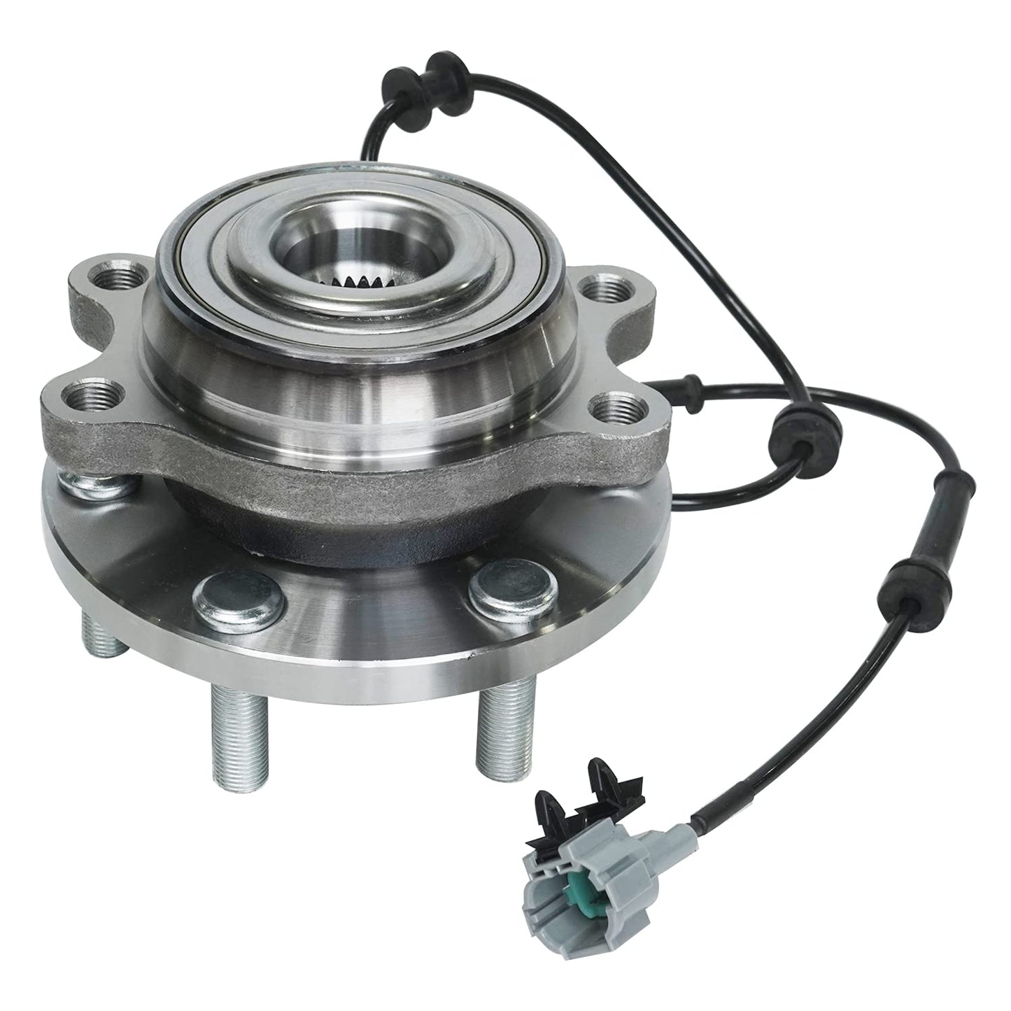 Detroit Axle - 4WD Front Wheel Bearing Hub for Ford F-250 F-350 Super Duty 2011-2016, Replacement 2012 2013 2014 2015 F-250 F-350 Super Duty (SRW Models) Wheel Bearing and Hub Assembly