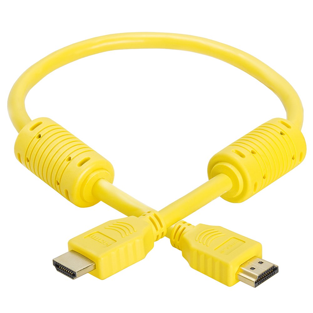 Cmple - HDMI Cable 10FT High Speed HDTV Ultra-HD (UHD) 3D, 4K @60Hz, 18Gbps 28AWG HDMI Cord Audio Return 10 Feet Purple
