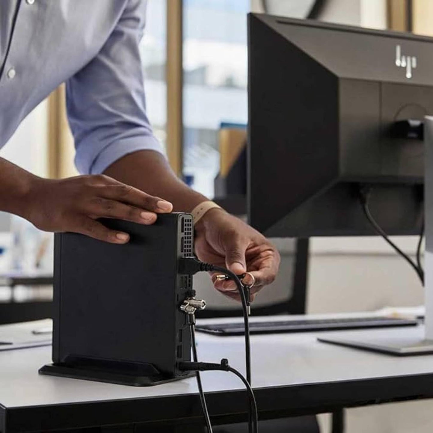 HP 2025 Elite 805 Mini PC Desktop Computer, AMD Ryzen 5 (Beat i7-11700T), Ultra-Quiet Design, 16GB RAM, 512GB PCIe SSD, Dual 4K Display Support, USB-C, Wi-Fi 6, Keyboard & Mouse, Windows 11
