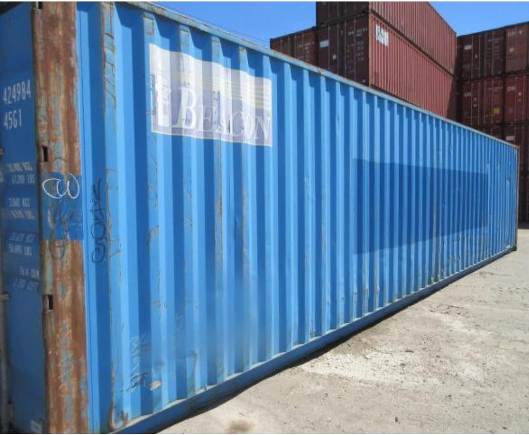 Econtainers 40ft Used Shipping Container – Steel Cargo Storage Unit | Variable Condition | For Storage, Construction, Agriculture & Logistics