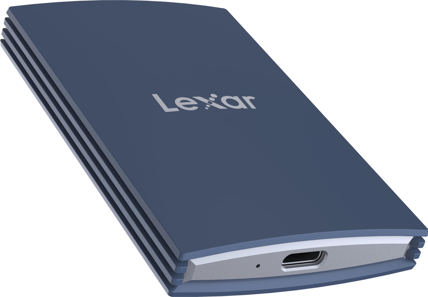 Lexar 2TB ES3 External SSD, Up to 1050MB/s Read, Storage Expansion, Compatible w/USB-C Smartphones, iPhone 15/16, PC, Mac, Tablets, Sleek & Sturdy Design, Silver (LES3XXX002T-RNSAU)