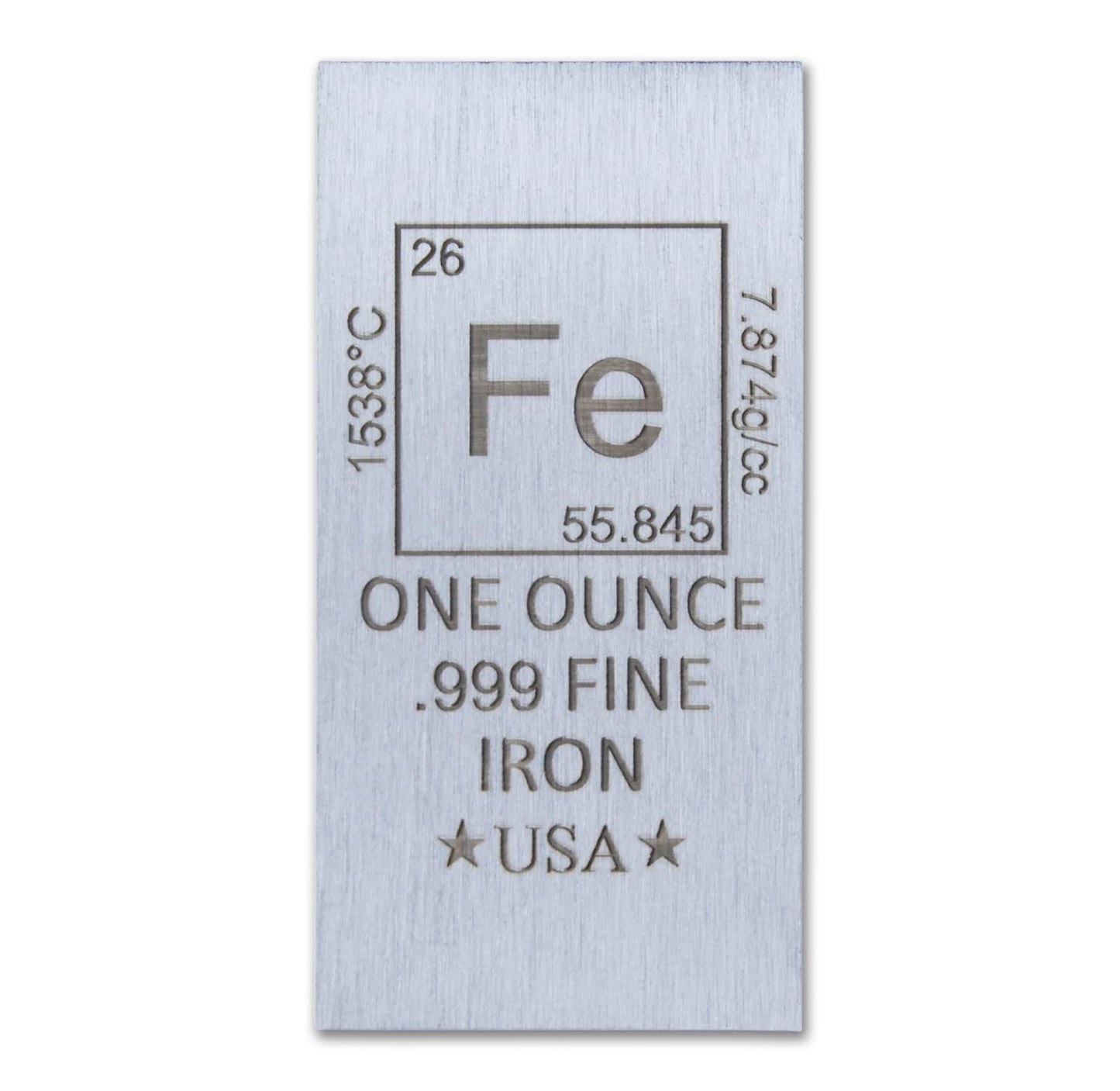 1 oz Silver Plated Bar (Flat Style) .999 Pure Paperweight - Element Design with Certificate of Authenticity