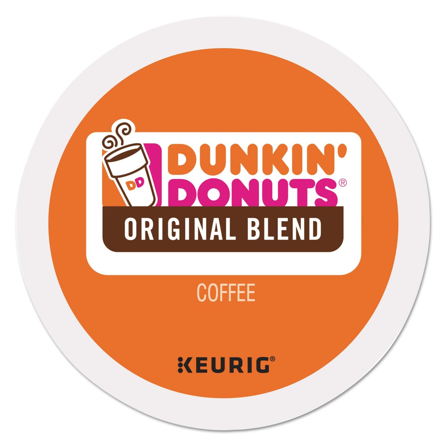 Dunkin' Donuts 2091512 Original Blend Coffee K-Cup Pods Medium Roast 44/Box (006933)