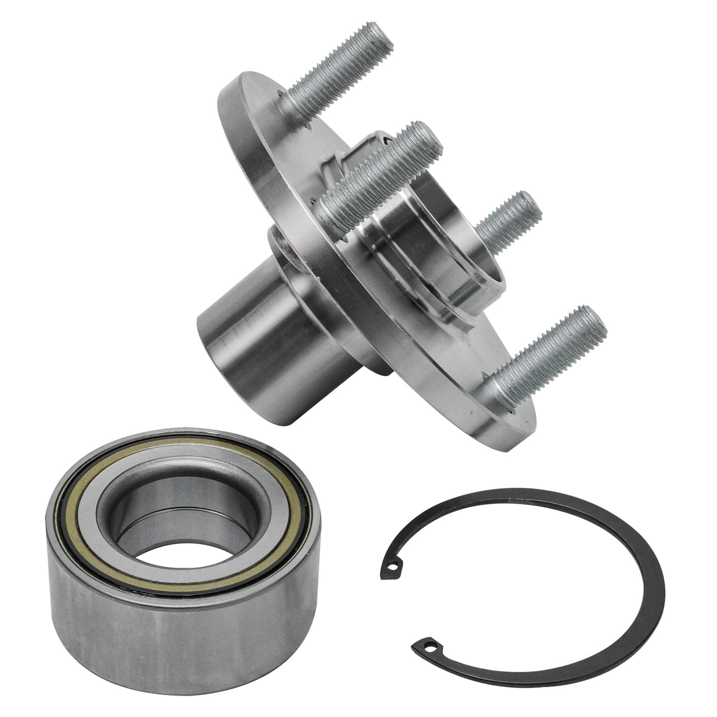 Detroit Axle - 2pc Front Wheel Bearing Hubs for 00-13 Chevy Impala Monte Carlo, 97-08 Pontiac Grand Prix, 06-11 DTS, 05-09 Buick Lacrosse, 06-11 Lucerne, 00-05 Lesabre, Pair Wheel Bearings and Hubs