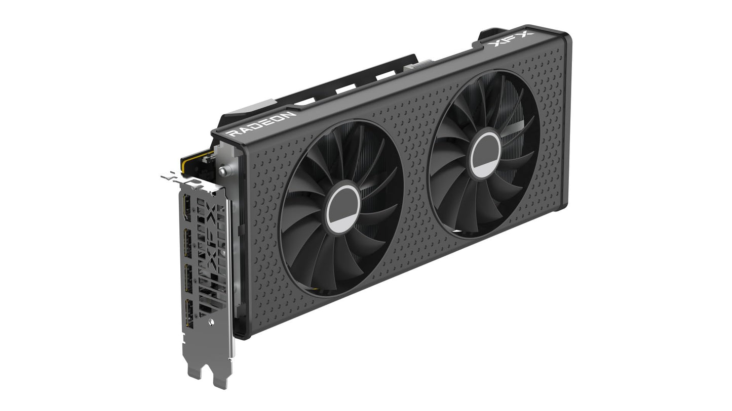 XFX Quicksilver AMD Radeon RX 9070XT Gaming Edition with 16GB GDDR6 HDMI 3xDP, RDNA 4 RX-97TQICKBA, Graphics Card, Compatible with Desktop PCs
