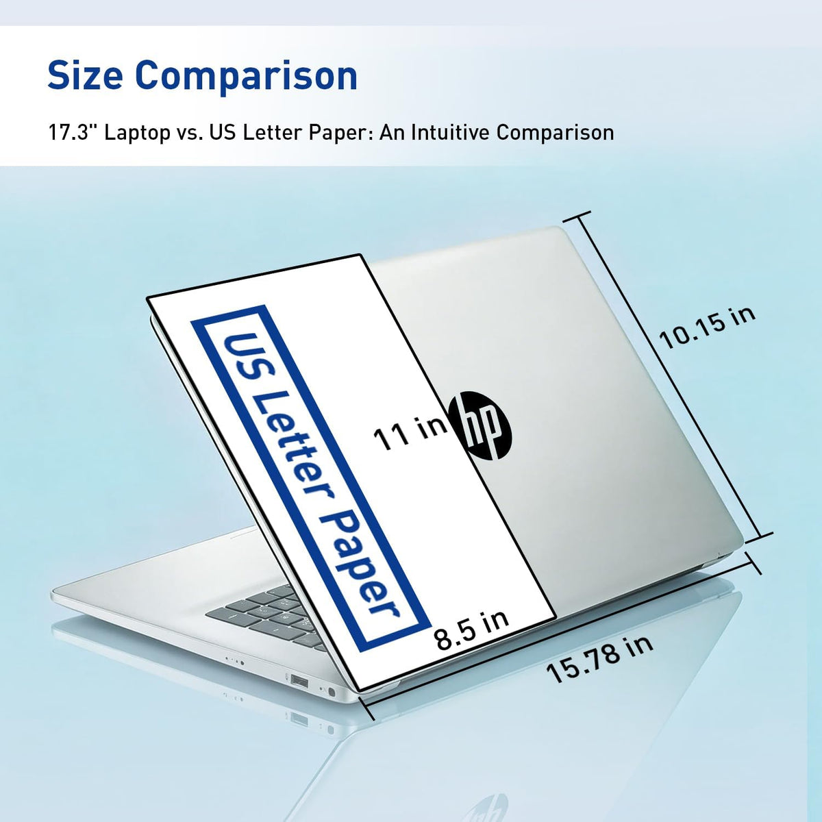 HP 17.3" FHD IPS LED Anti-Glare 300 nits Laptop, AMD Ryzen 5 7430U 6-core CPU, 16GB RAM, 1TB Storage, Webcam w/Shutter, Microsoft Copilot Key, Wi-Fi 6, BT 5.4, Win11 Home, 17-cp3000
