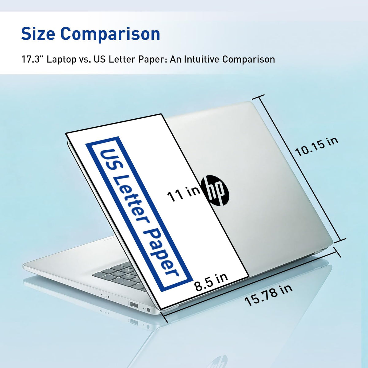 HP 17.3” FHD IPS LED Anti-Glare 300 nits Laptop, AMD Ryzen 5 7430U 6-core CPU, 16GB RAM, 1TB Storage, Webcam w/Shutter, Microsoft Copilot Key, Wi-Fi 6, BT 5.4, Win11H, w/Laptop Cooler, 17-cp3000