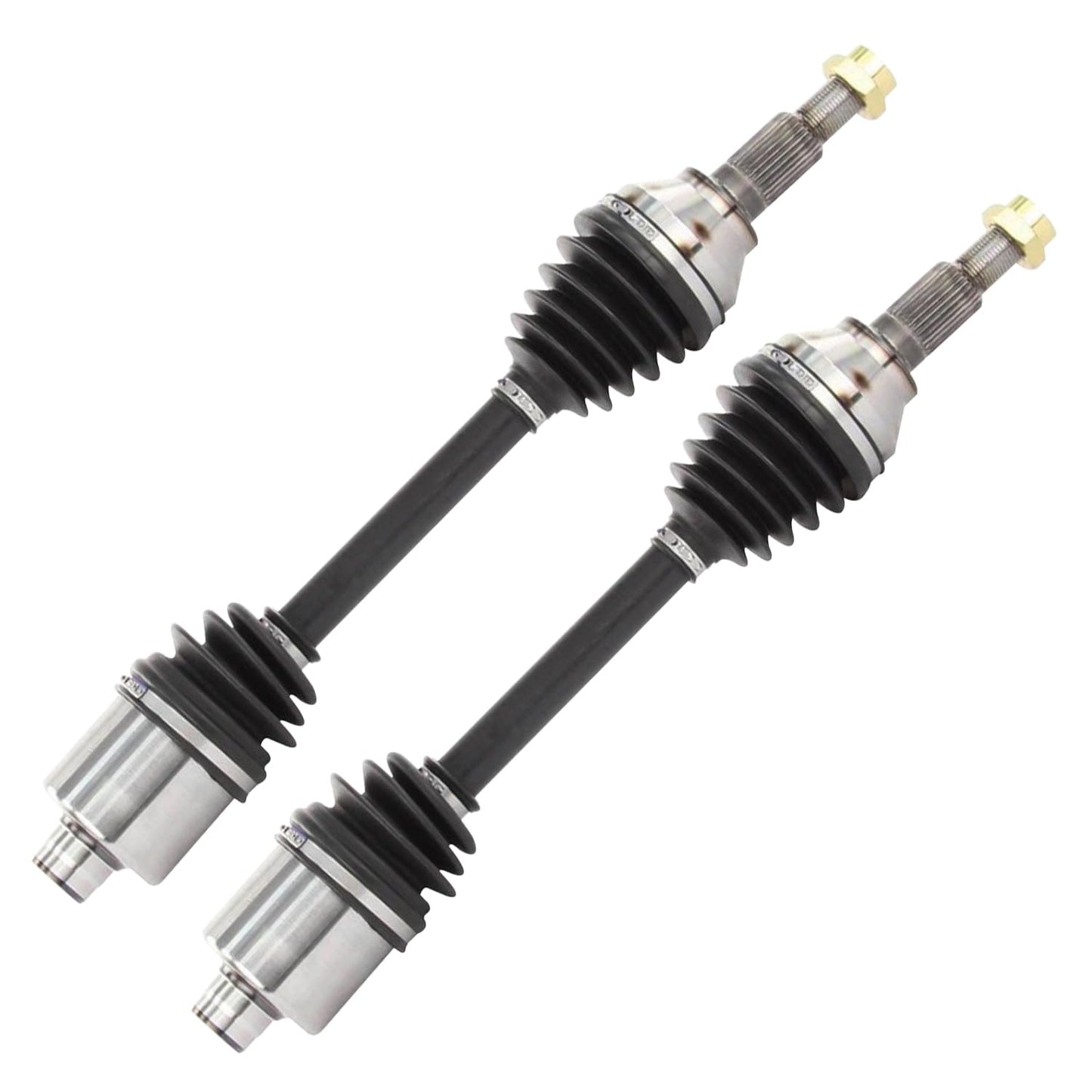Detroit Axle - 4WD 2 Front CV Axle Shafts for 2007-2020 Chevy Silverado 1500 GMC Sierra Suburban Yukon XL 1500 Tahoe Avalanche Escalade ESV EXT 6 Lugs CV Axle Shafts Assembly Pair Replacement