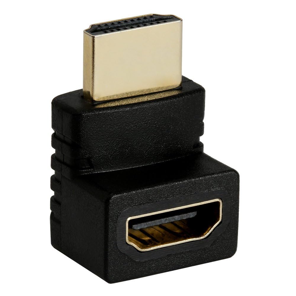 Cmple 10 Pack Micro HDMI Male to HDMI Female Adapter, Gold Plated, Compact Size