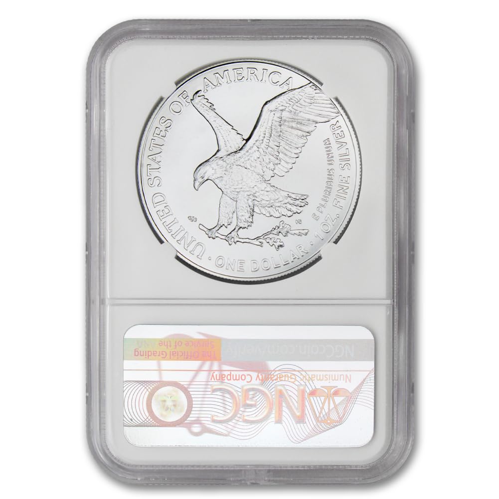 2026 (W) 1 oz American Silver Eagle Coin MS-70 (First Day of Issue - 40th Anniversary - Struck at the West Point Mint) $1 NGC MS70