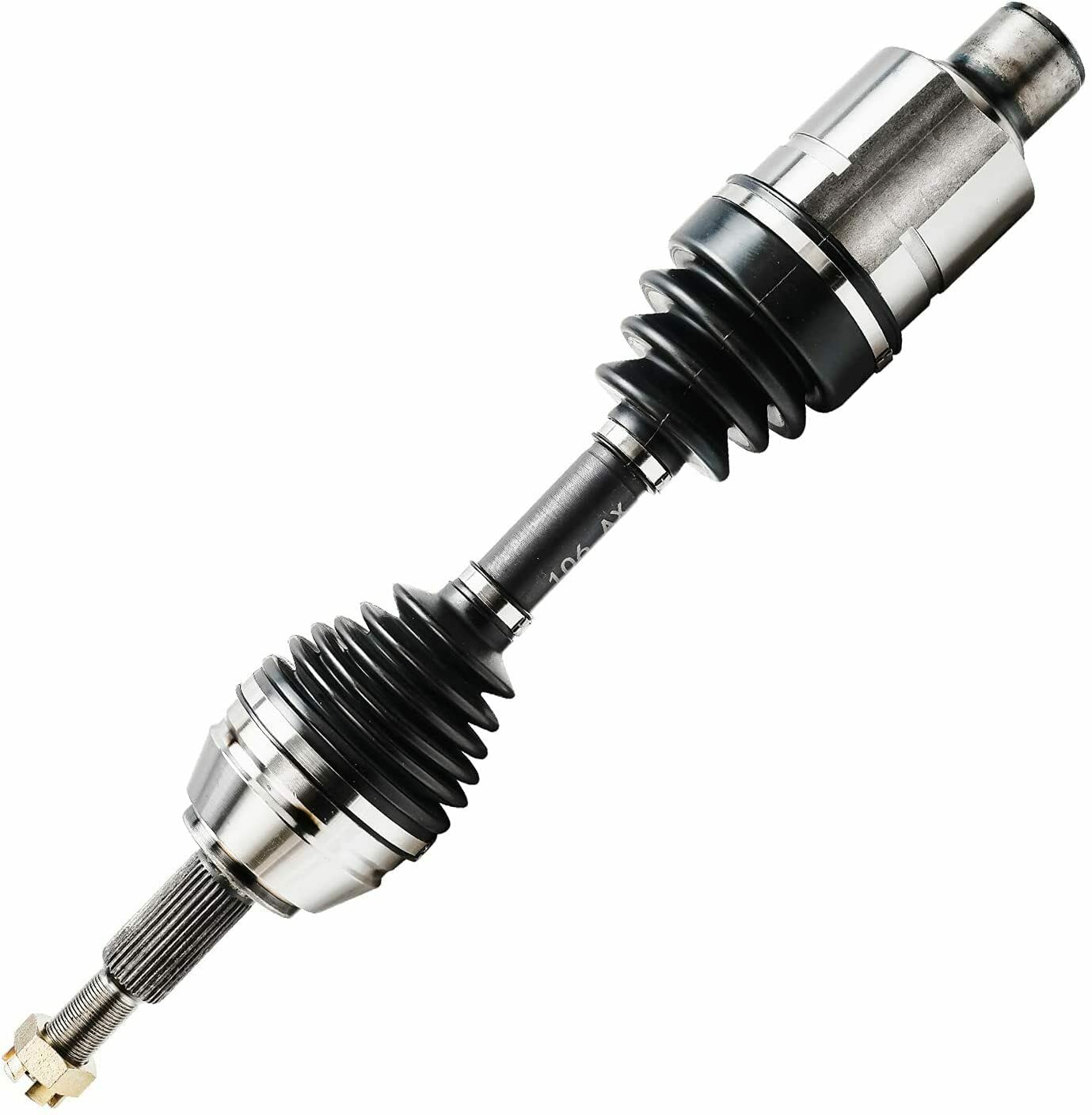 Detroit Axle - 4WD 2 Front CV Axle Shafts for 2007-2020 Chevy Silverado 1500 GMC Sierra Suburban Yukon XL 1500 Tahoe Avalanche Escalade ESV EXT 6 Lugs CV Axle Shafts Assembly Pair Replacement