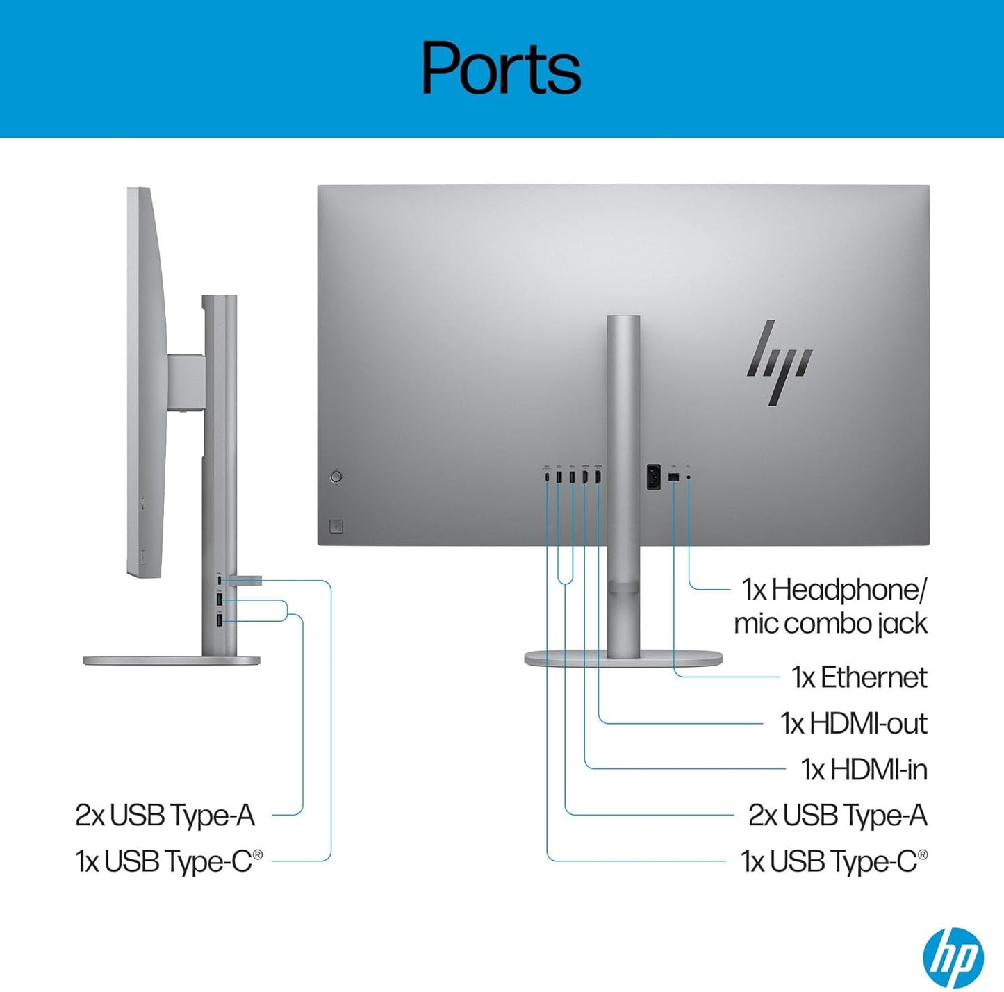 HP OmniStudio X 32 31.5" 4K UHD (3840x2160) All-in-One Desktop PC - Intel Core Ultra 7 258V up to 4.8 GHz, 32GB DDR5 RAM, 1TB NVMe SSD, Intel Arc Graphics, Wireless Keyboard & Mouse, Windows 11 Home