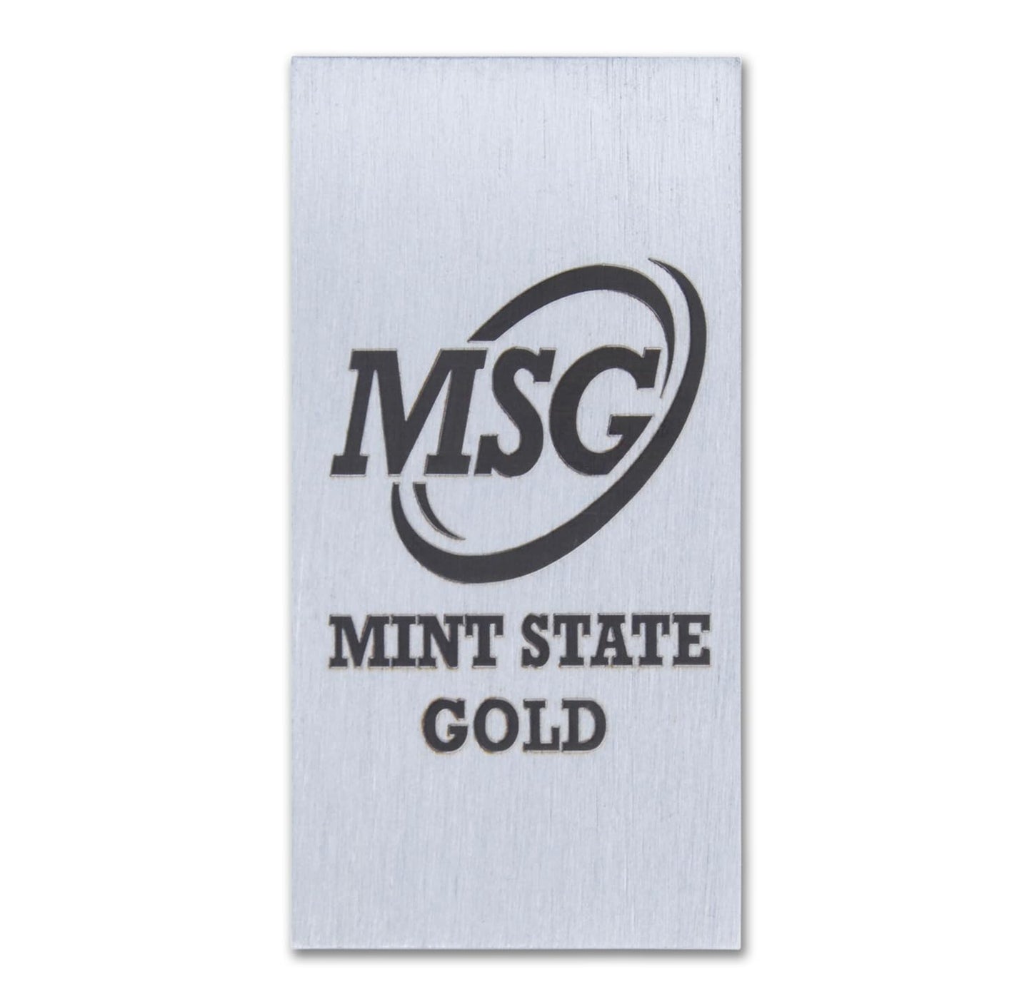 1 oz Silver Plated Bar (Flat Style) .999 Pure Paperweight - Element Design with Certificate of Authenticity