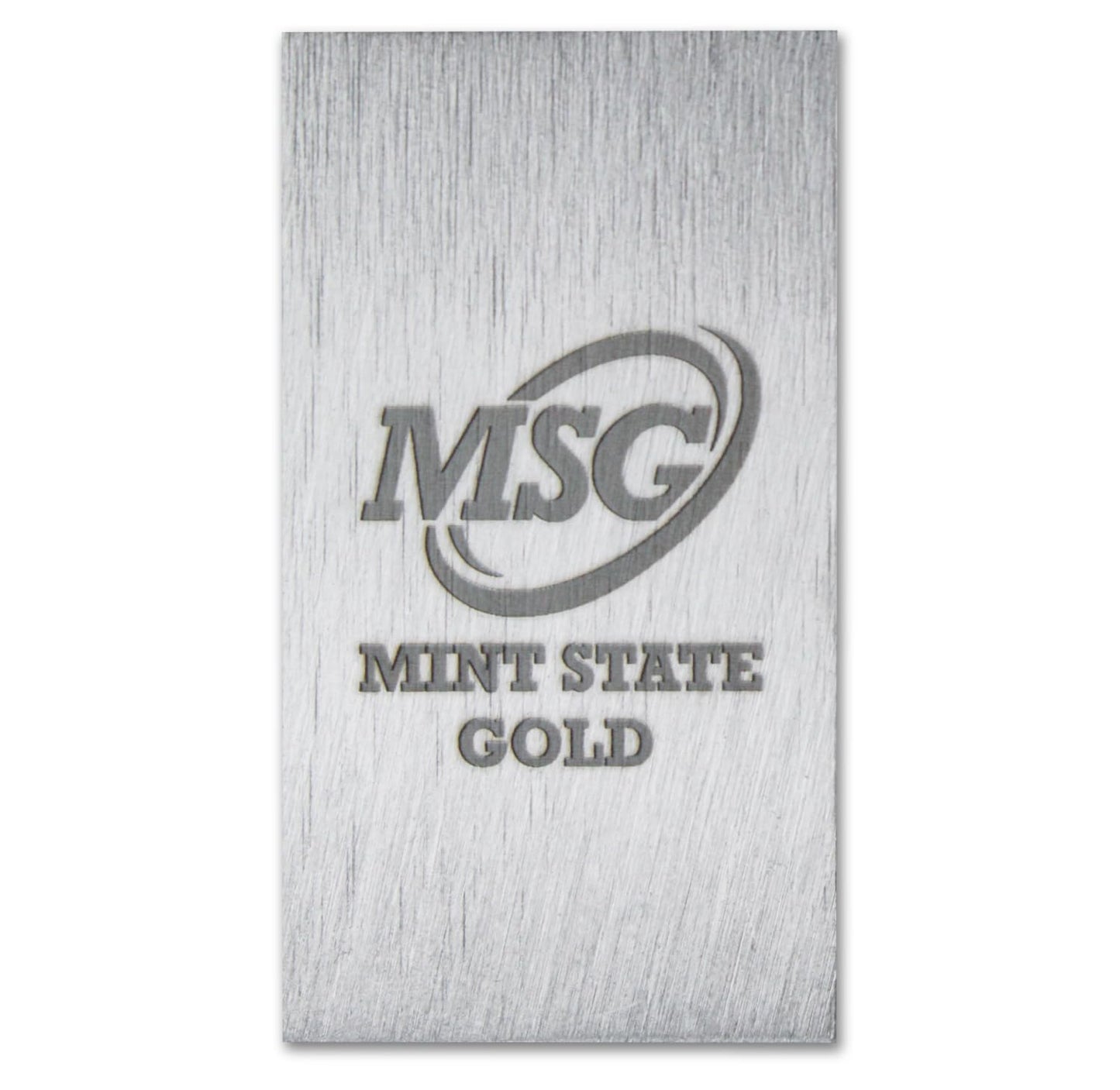1 oz Silver Plated Bar (Flat Style) .999 Pure Paperweight - Element Design with Certificate of Authenticity