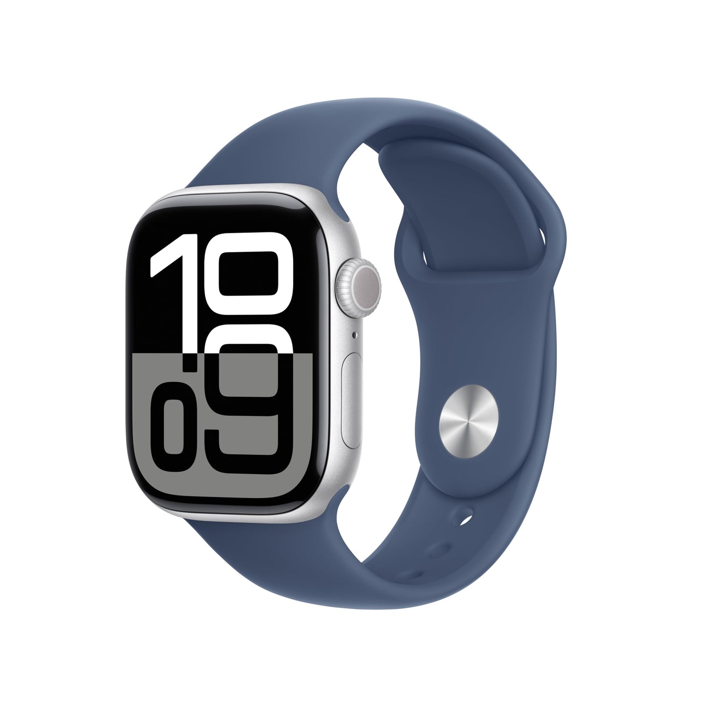 Apple Watch Series 10 [GPS + Cellular 42mm case] Smartwatch with Jet Black Aluminum Case with Black Sport Band - M/L. Fitness Tracker, ECG App, Always-On Retina Display, Water Resistant