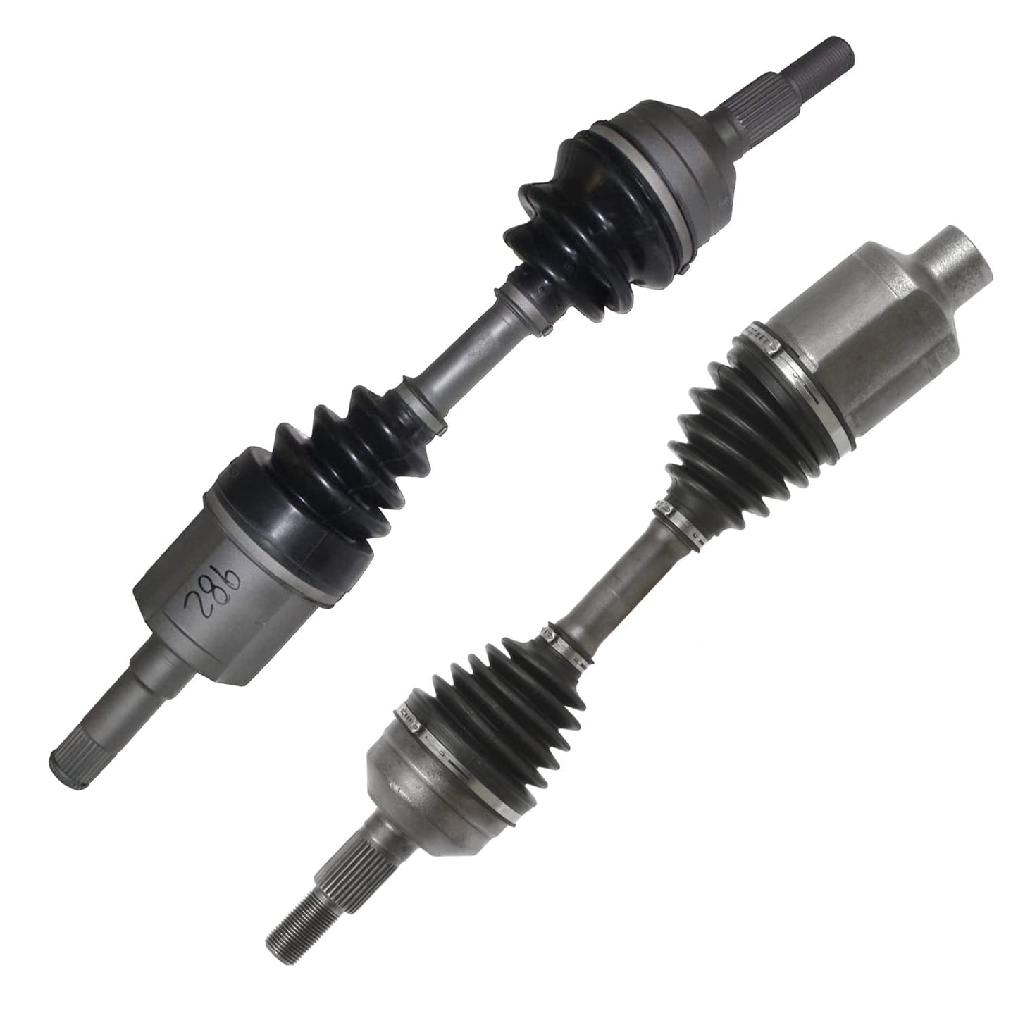 Detroit Axle - 4WD 2 Front CV Axle Shafts for 2007-2020 Chevy Silverado 1500 GMC Sierra Suburban Yukon XL 1500 Tahoe Avalanche Escalade ESV EXT 6 Lugs CV Axle Shafts Assembly Pair Replacement
