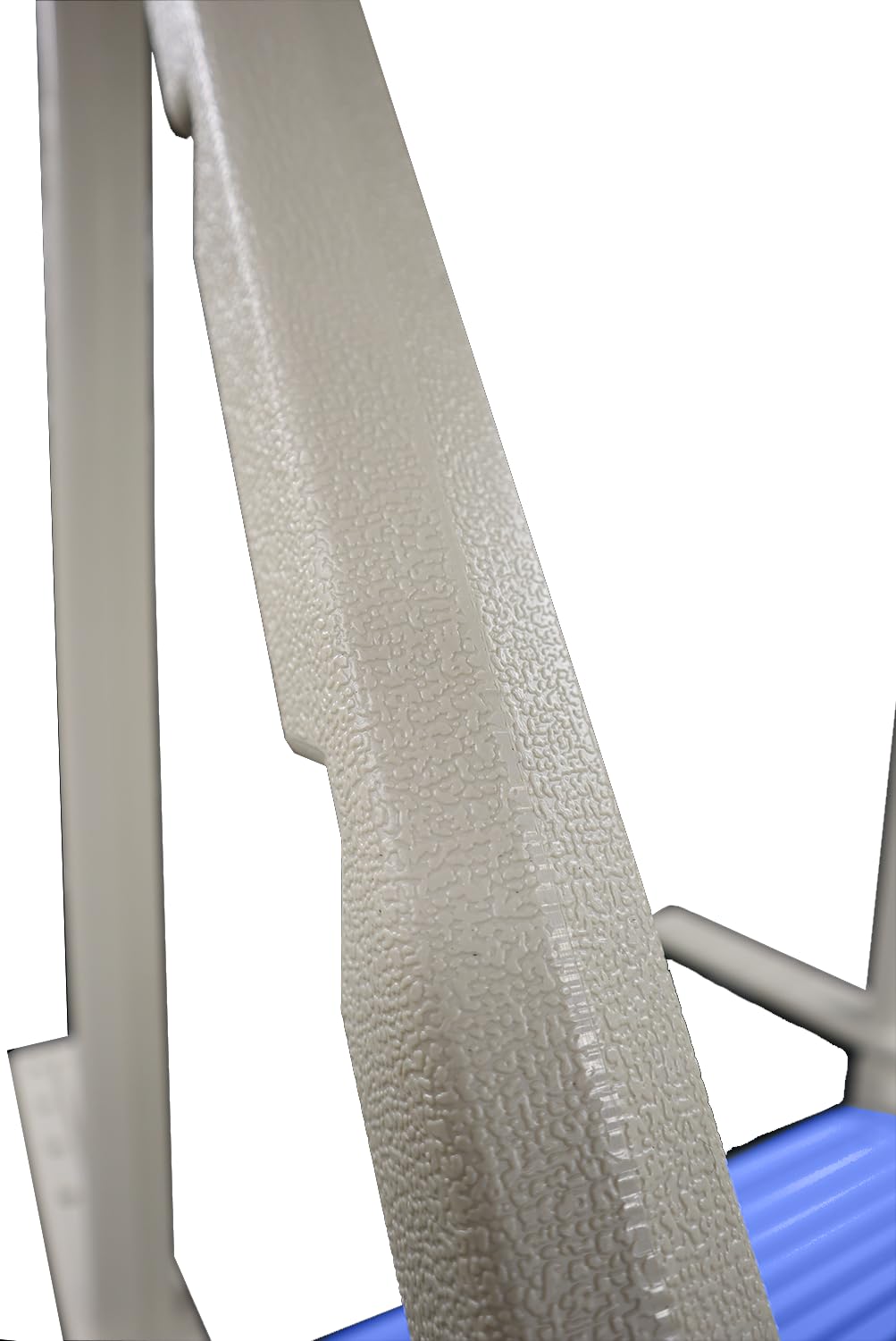 Confer Plastics Step-1X: Sturdy Above Ground Entry System with Dual Handrails and Slip-Resistant Steps, Easy Installation, Supports up to 400 lbs - Proudly Made in USA. Warm Grey with Grey Treads