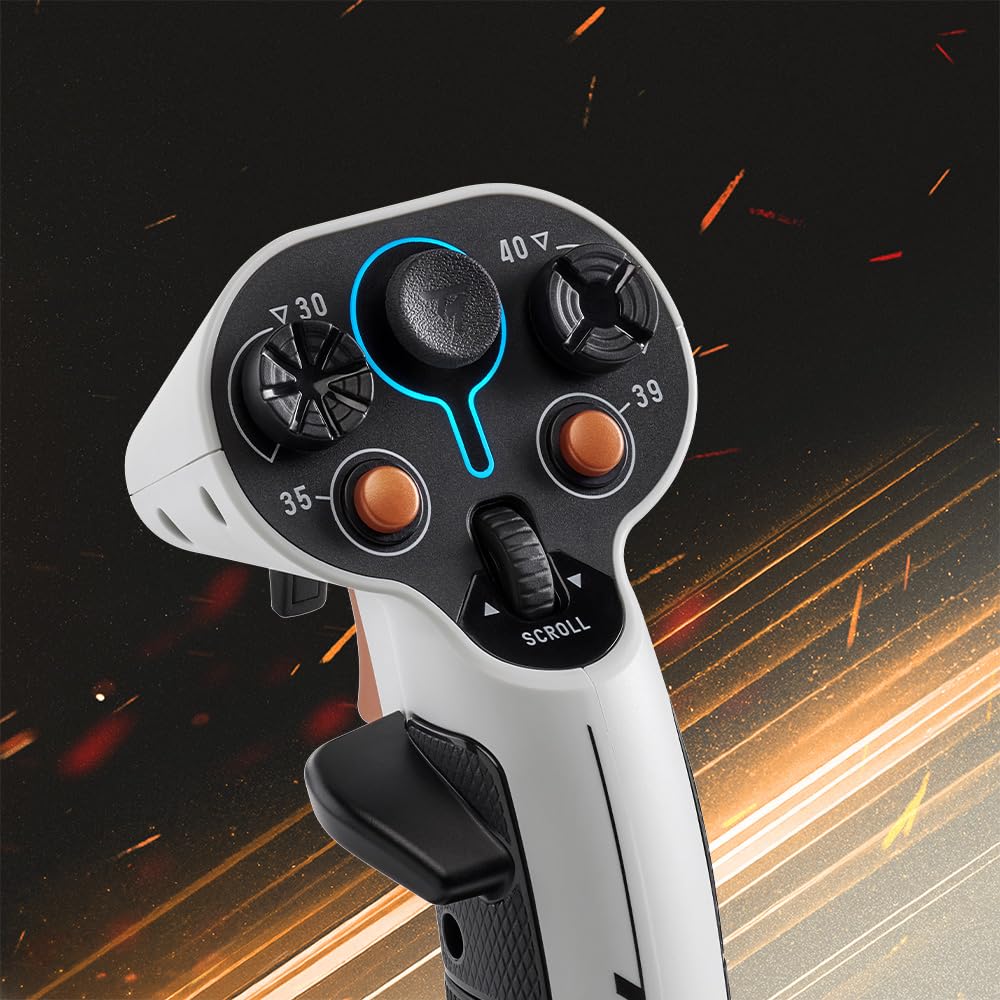 Thrustmaster Sol-R2 HOSAS Dual Space Combat Flight Joystick Set - PC | 88 programable actions buttons, 2 detachable grips, 2 throttles, zero drift, interchangeable rests, backlit sci-fi design