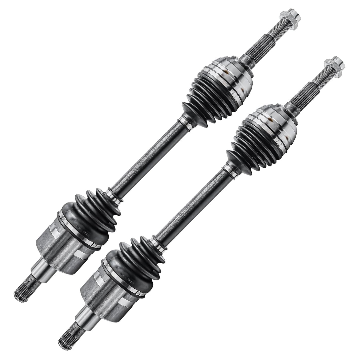 Detroit Axle - 4WD 2 Front CV Axle Shafts for 2007-2020 Chevy Silverado 1500 GMC Sierra Suburban Yukon XL 1500 Tahoe Avalanche Escalade ESV EXT 6 Lugs CV Axle Shafts Assembly Pair Replacement