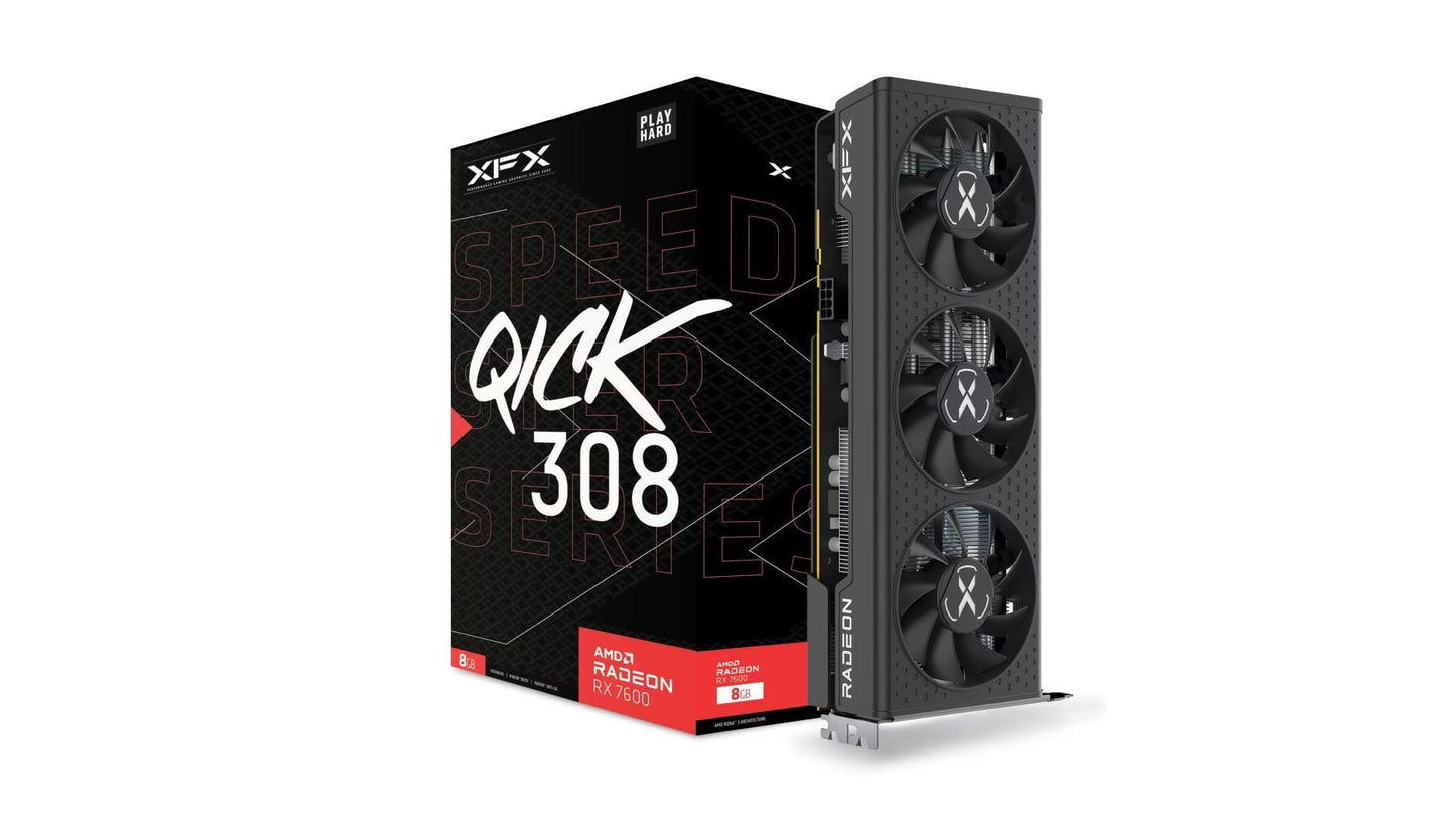 XFX Quicksilver AMD Radeon RX 9070XT Gaming Edition with 16GB GDDR6 HDMI 3xDP, RDNA 4 RX-97TQICKBA, Graphics Card, Compatible with Desktop PCs