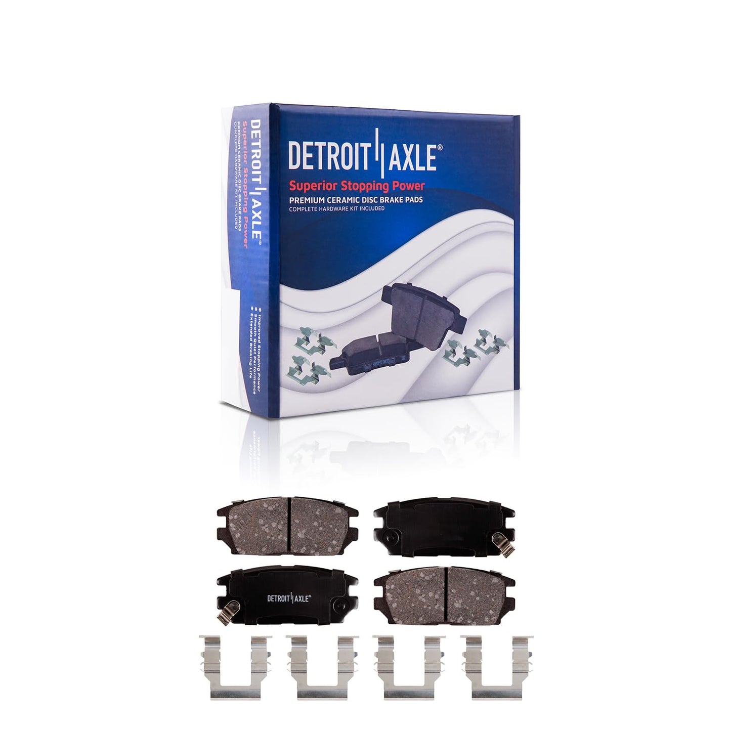 Detroit Axle - Rear Brake Kit for 2009-2019 Toyota Corolla 2010 2011 2012 2013 2014 2015 2016 2017 2018 Brake Drums Brakes Shoes Rear Replacement