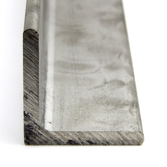 316 Stainless Steel Angle, Unpolished (Mill) Finish, ASTM A276, Equal Leg Length, Rounded Corners, 1" Leg Lengths, 0.125" Wall Thickness, 36" Length, OnlineMetals