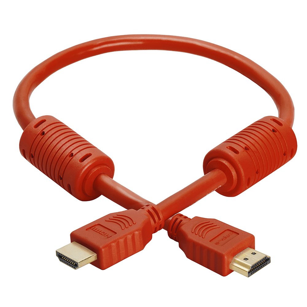 Cmple - HDMI Cable 10FT High Speed HDTV Ultra-HD (UHD) 3D, 4K @60Hz, 18Gbps 28AWG HDMI Cord Audio Return 10 Feet Purple