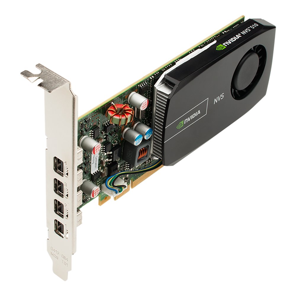 PNY NVIDIA NVS 510 Graphics Card with DisplayPort Accessories VCNVS510DP-PB