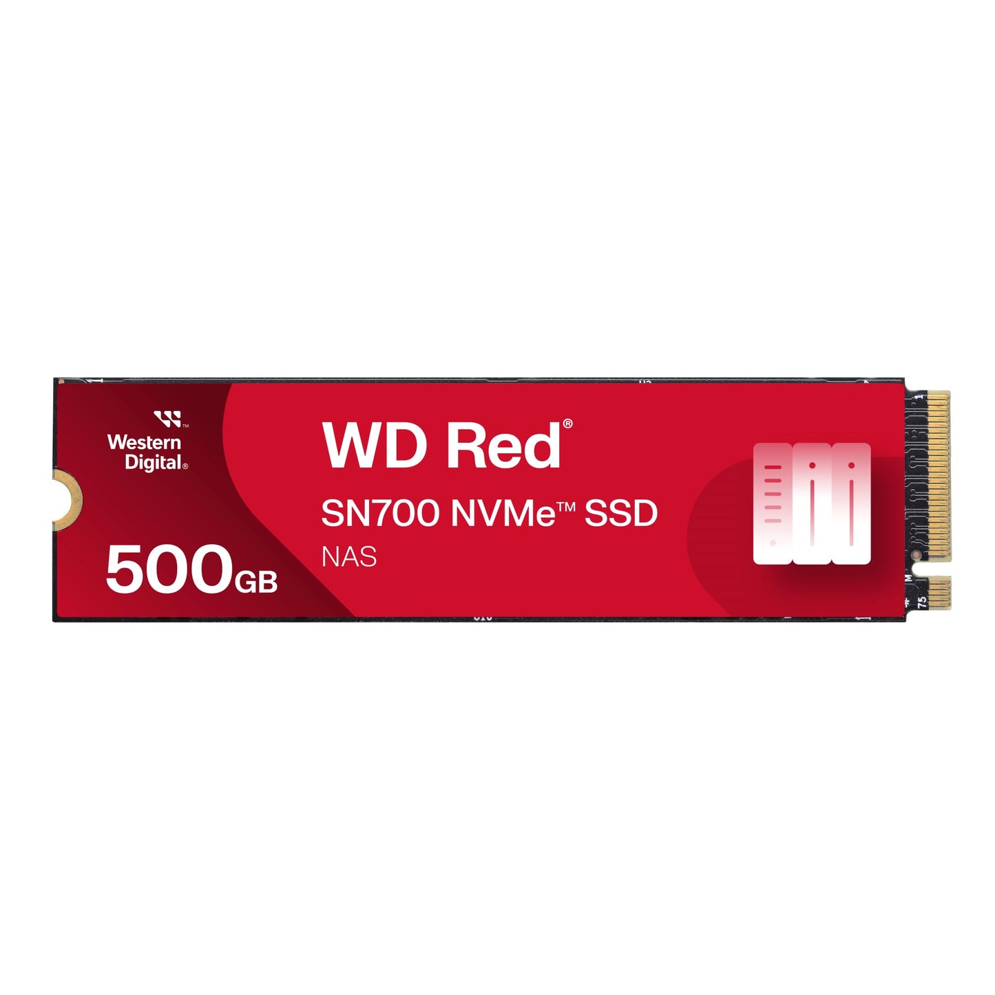 Western Digital 2TB WD Red SN700 NVMe Internal Solid State Drive SSD for NAS Devices - Gen3 PCIe, M.2 2280, Up to 3,400 MB/s - WDS200T1R0C