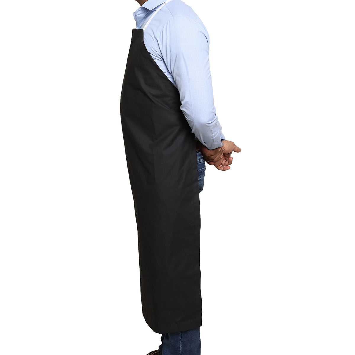 EISCO Rubber Vinyl Apron - Adjustable Bib Apron for Dishwashing, Butcher, Laboratory