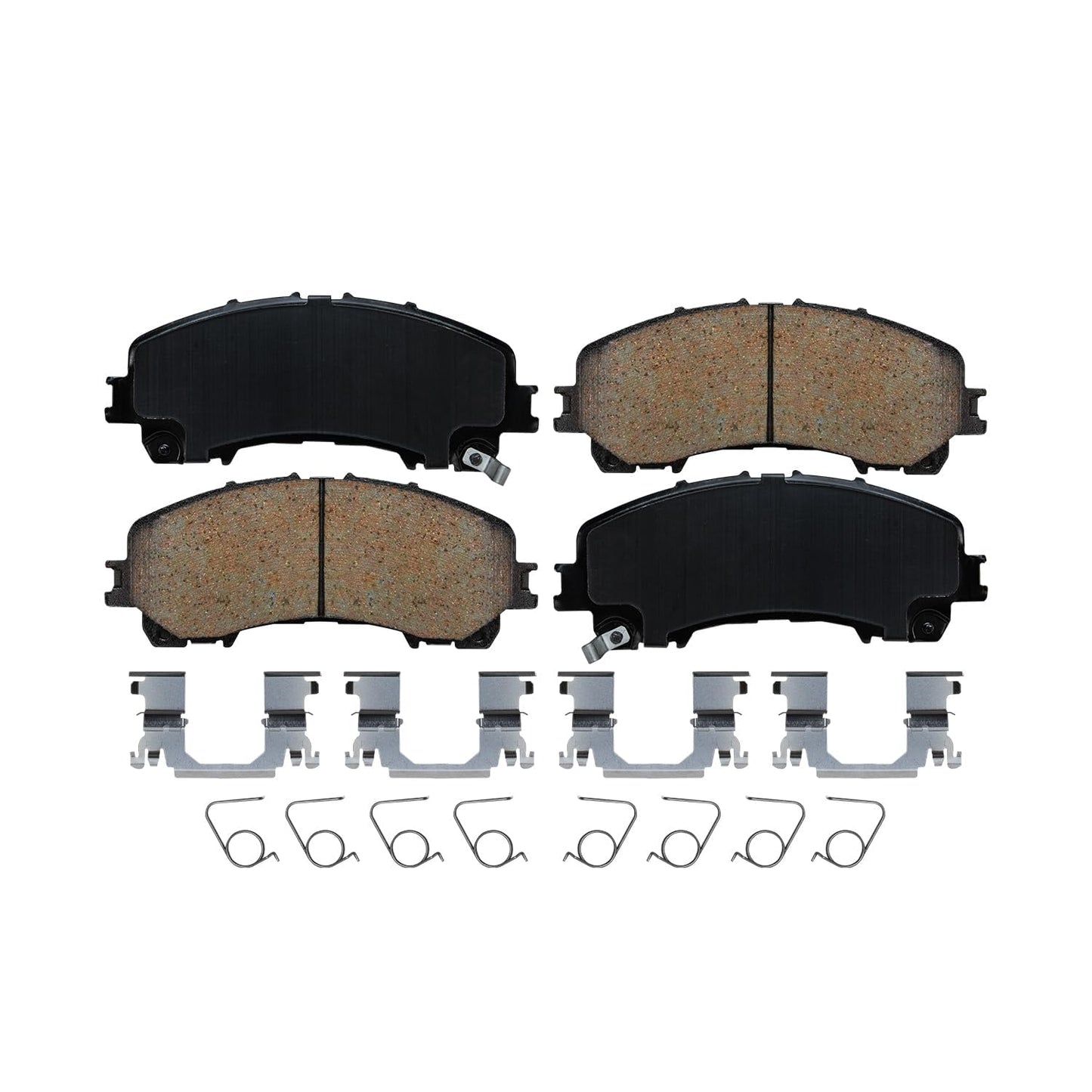 Detroit Axle - 4WD Brake Kit for 2012-2022 Ford F-250 Super Duty 2013-2022 F-350 Super Duty, 14.29" inch Front Rear Drilled Slotted Brake Rotors Ceramic Brakes Pads Replacement